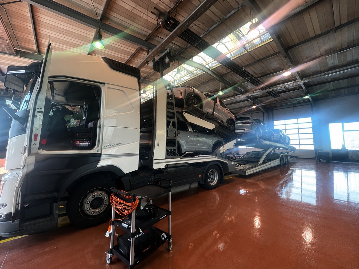 Mechanical repairs in progress